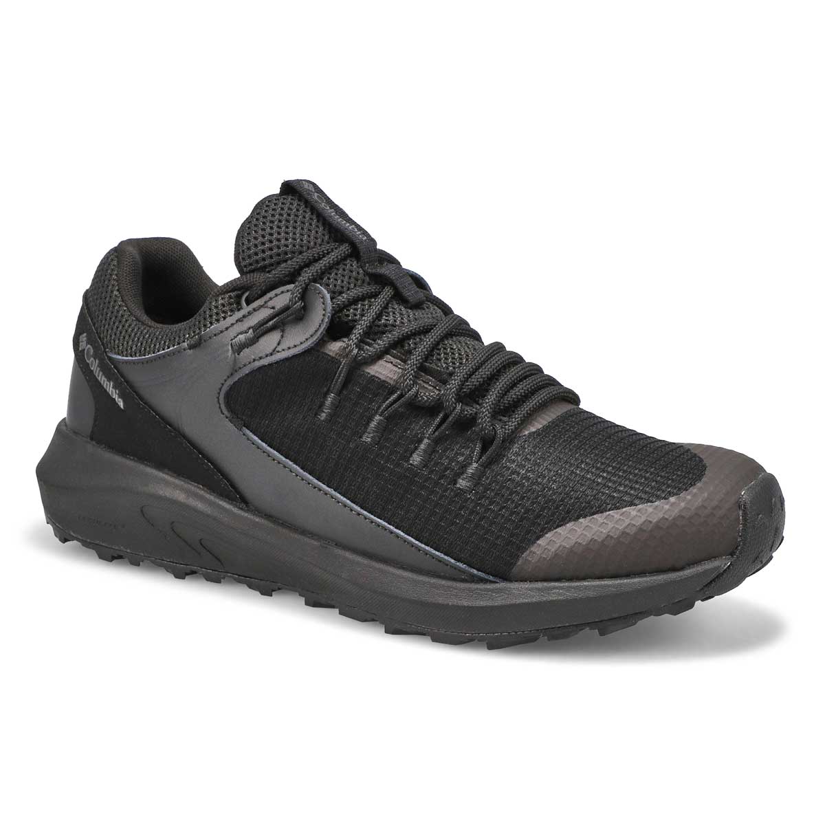 columbia men's trailstorm waterproof dark grey bright gold 10