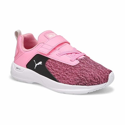 Grls Puma Comet 2 Alt Sneaker-Pink/Black