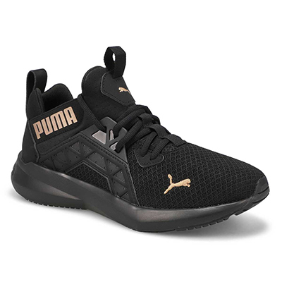 Lds Softride Enzo NXT Sneaker - Black/Gold