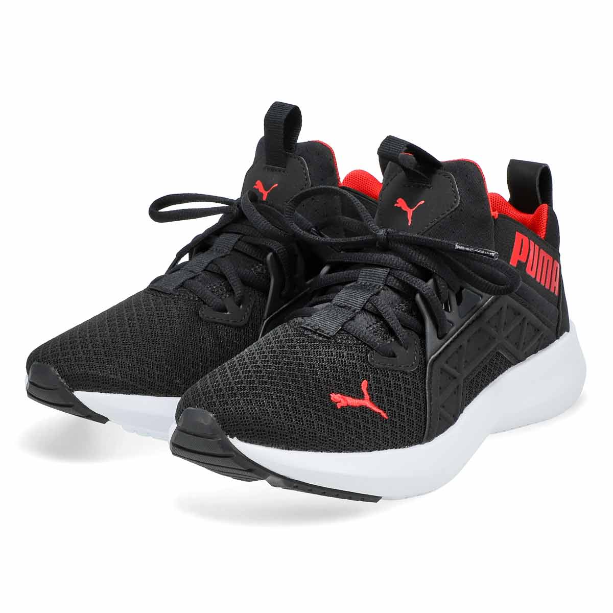 Puma Boys' Softride Enzo NXT Jr Sneaker- Blac | SoftMoc.com