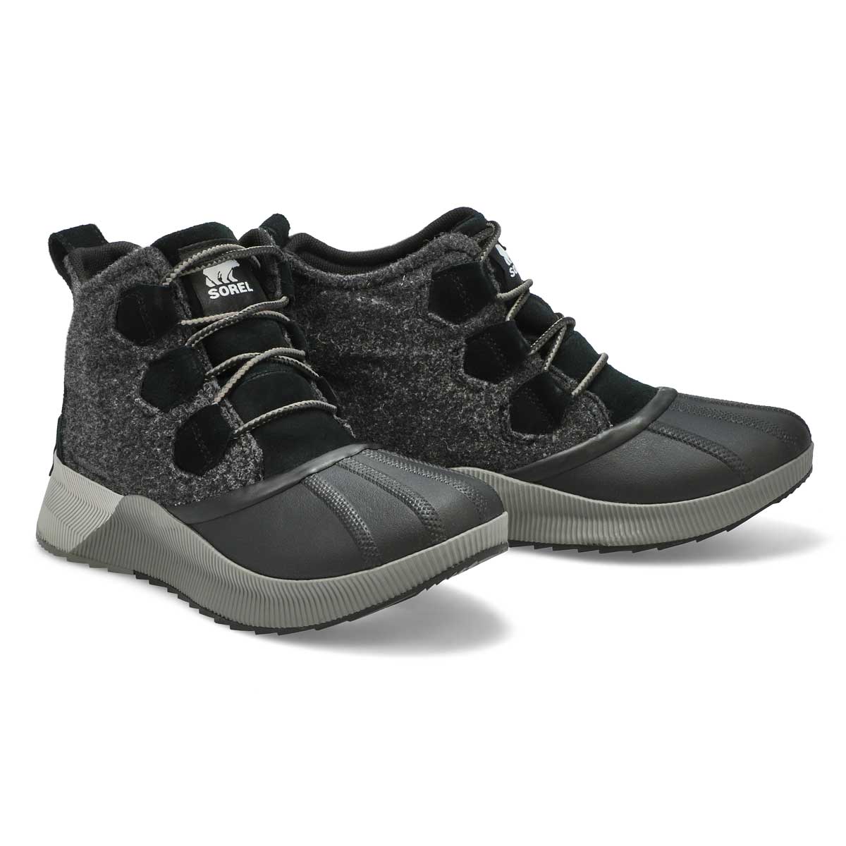 Botte imperméable OUT 'N ABOUT III, noir/gris, fem