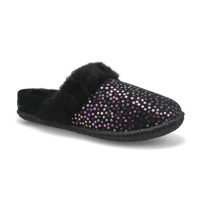 Pantoufle Nakiska Slide II, noir, fille