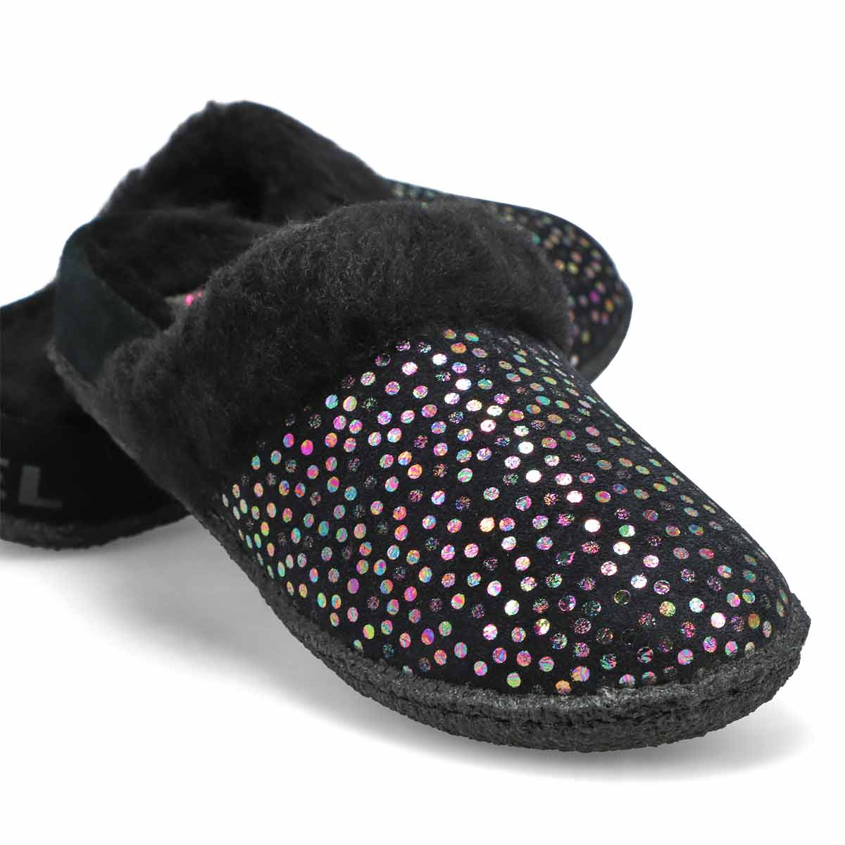 Pantoufle Nakiska Slide II, noir, fille