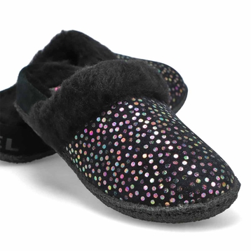 Pantoufle Nakiska Slide II, noir, fille