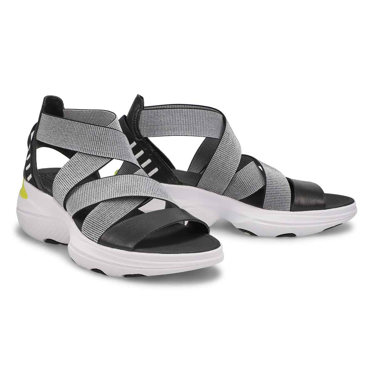 Lds Explorer Blitz Casual Sandal-Blk/Wht