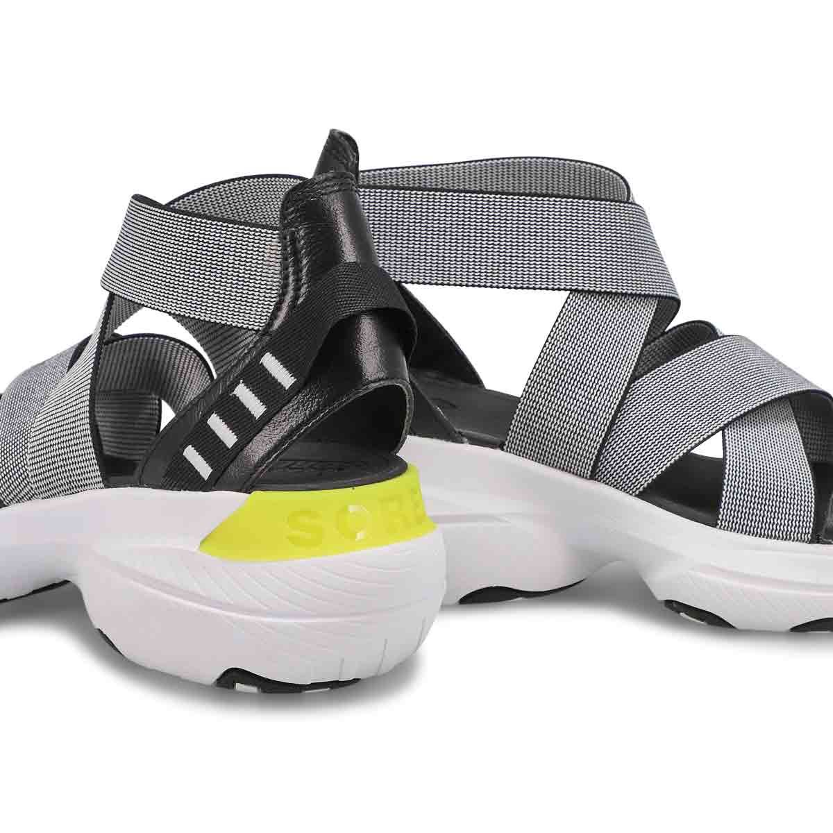 Lds Explorer Blitz Casual Sandal-Blk/Wht