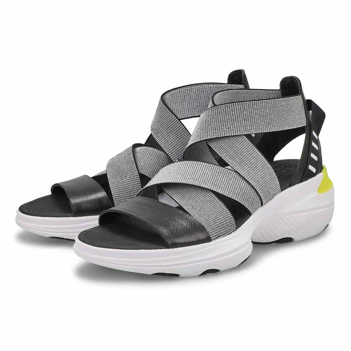 Lds Explorer Blitz Casual Sandal-Blk/Wht