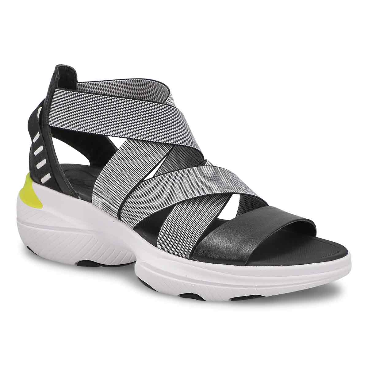Lds Explorer Blitz Casual Sandal-Blk/Wht