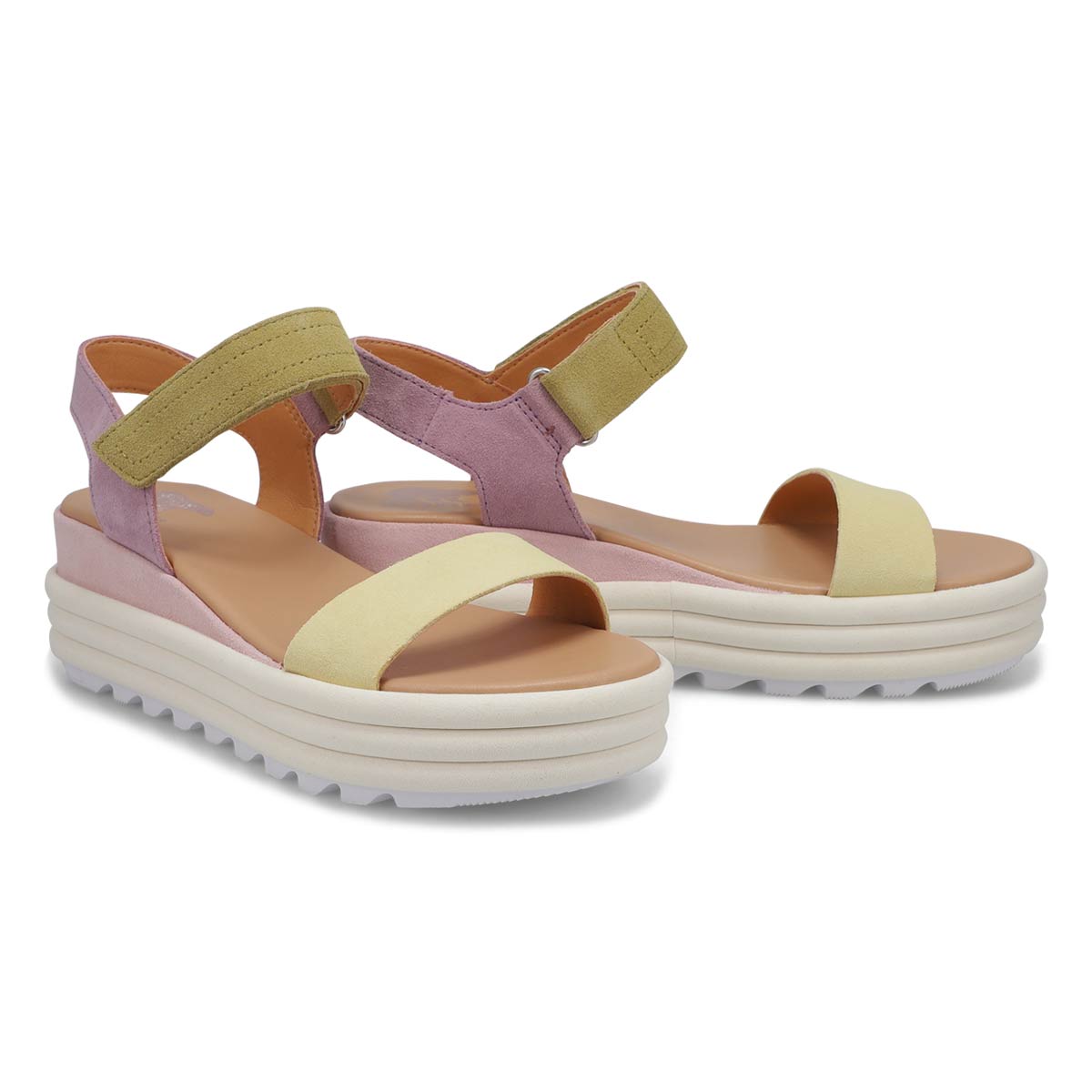 Sorel Women's Cameron Sandal - Desert Sun/Whi | SoftMoc.com