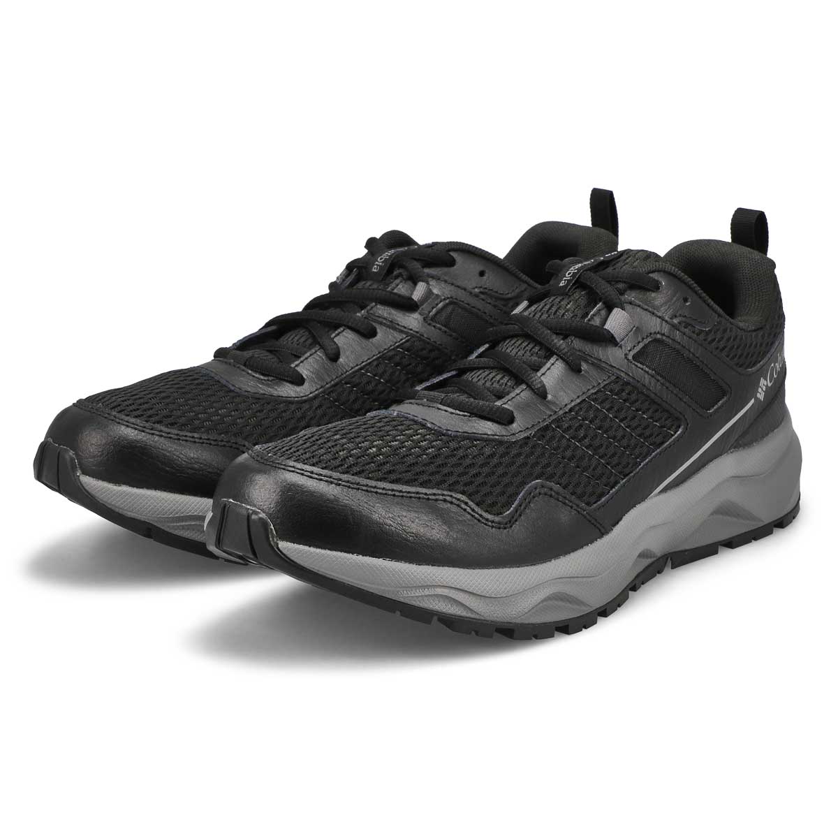 Espadrille PLATEAU, noir/gris, hommes - Large