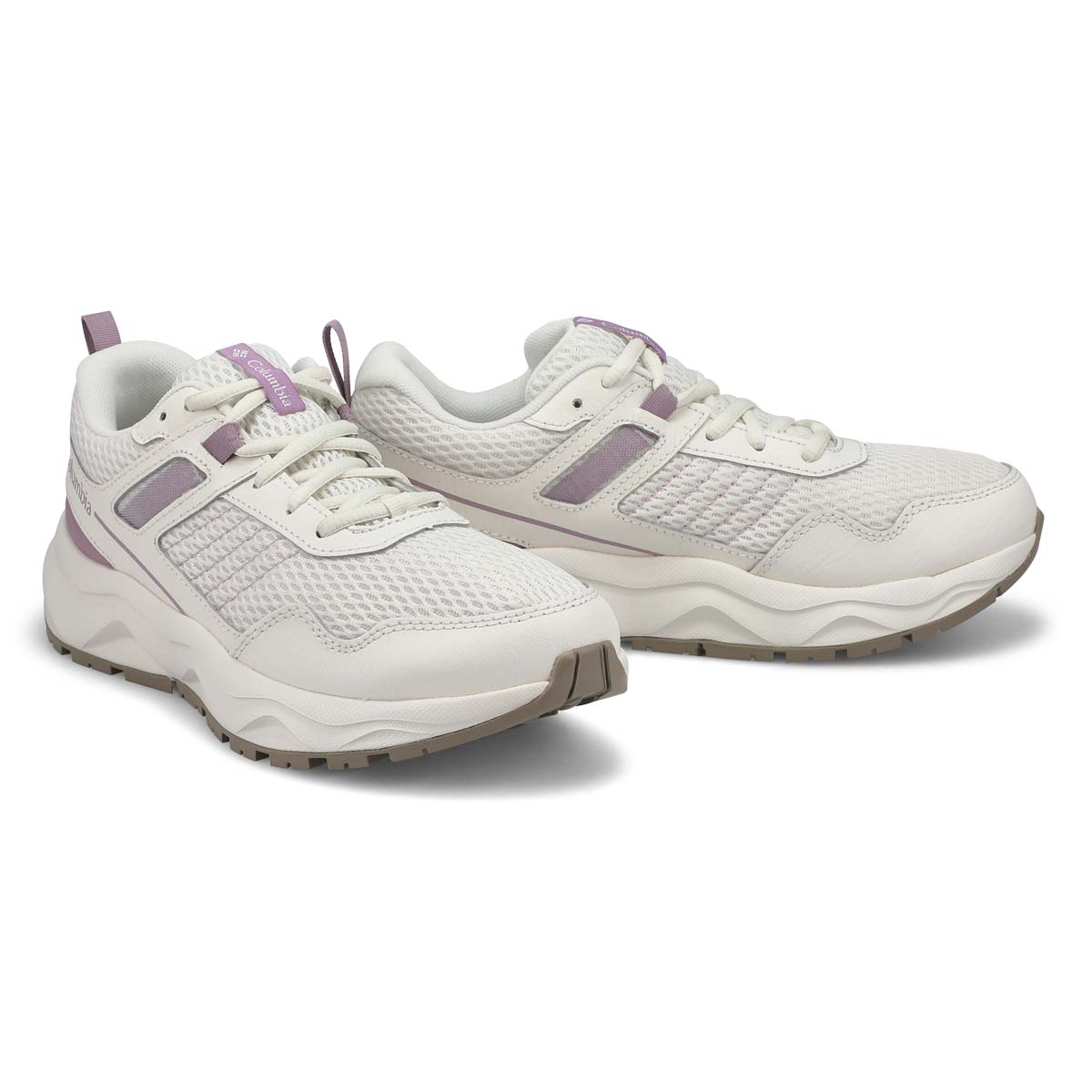 Women's Plateau Wide Sneaker - Snow /Mauve
