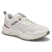 Women's Plateau Wide Sneaker - Snow /Mauve