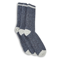 Men's DURAY denim wool blend socks - 3pk
