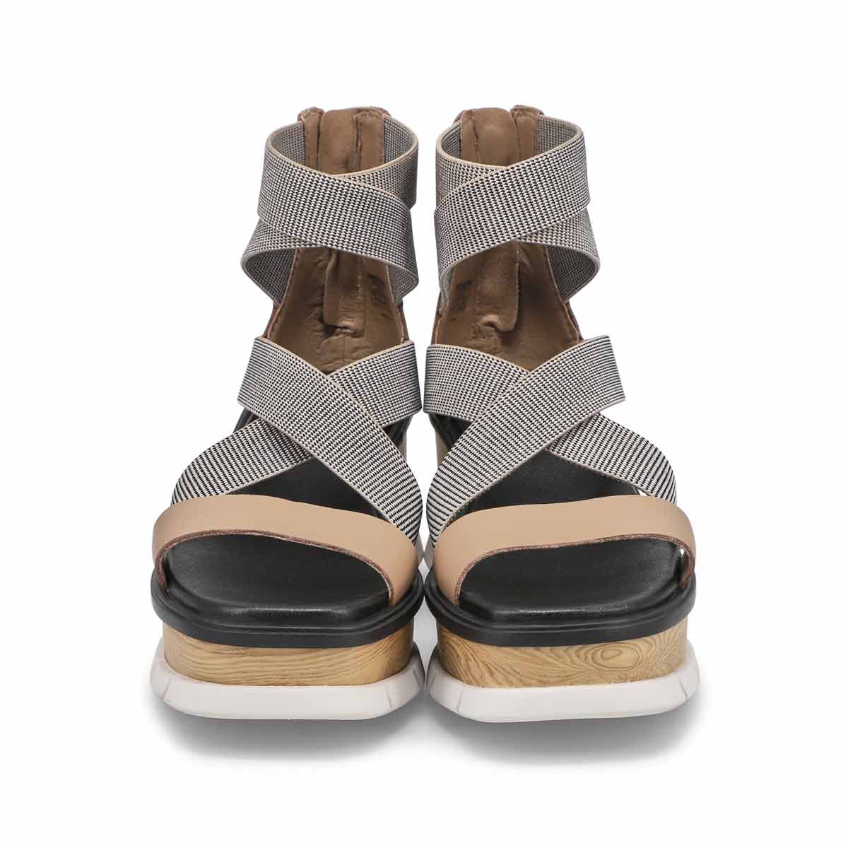 Women's Joanie III Wedge Sandal - Taupe/White