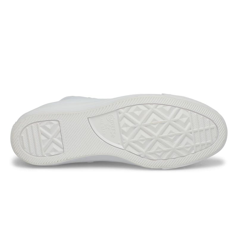 Baskets hautes en cuir CHUCK TAYLOR ALL STAR LEATHER, blanc mono, femmes