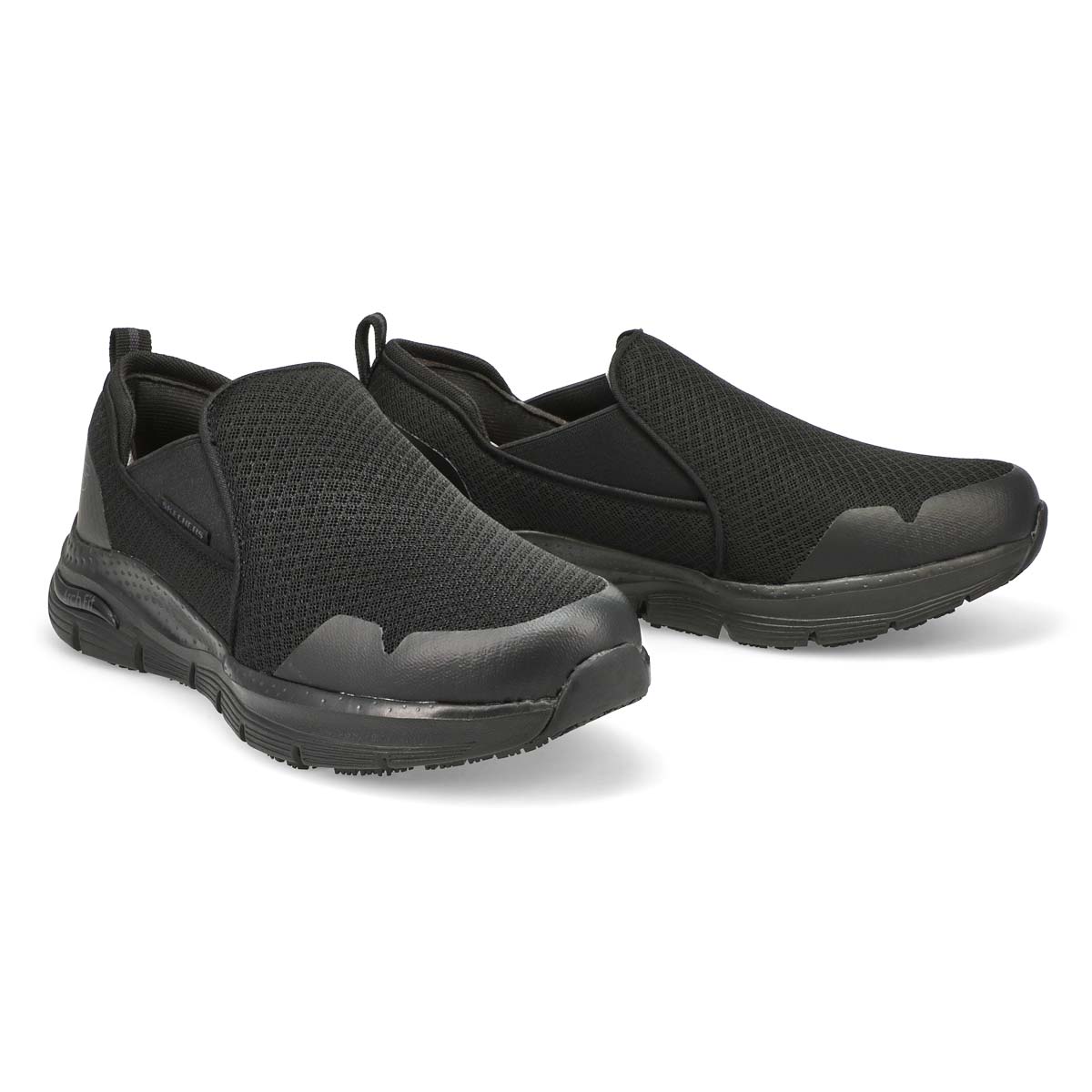 Men's Arch Fit Sr Tineid Slip Resistant Sneaker - Black