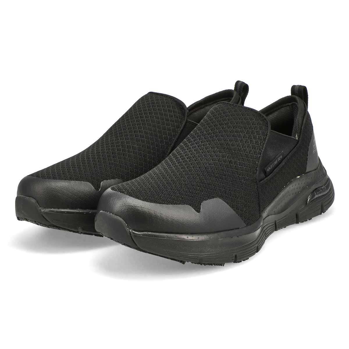 Men's Arch Fit Sr Tineid Slip Resistant Sneaker - Black