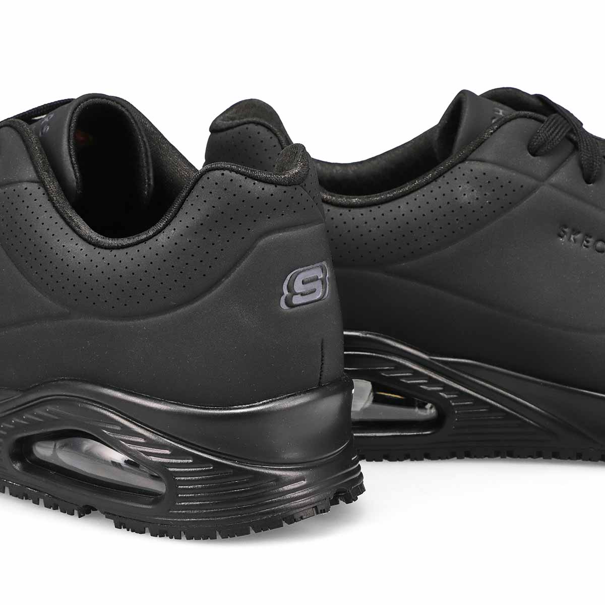Black skechers office outlet