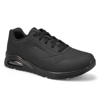 Men's Uno Slip Resistant Wide Sneaker - Black