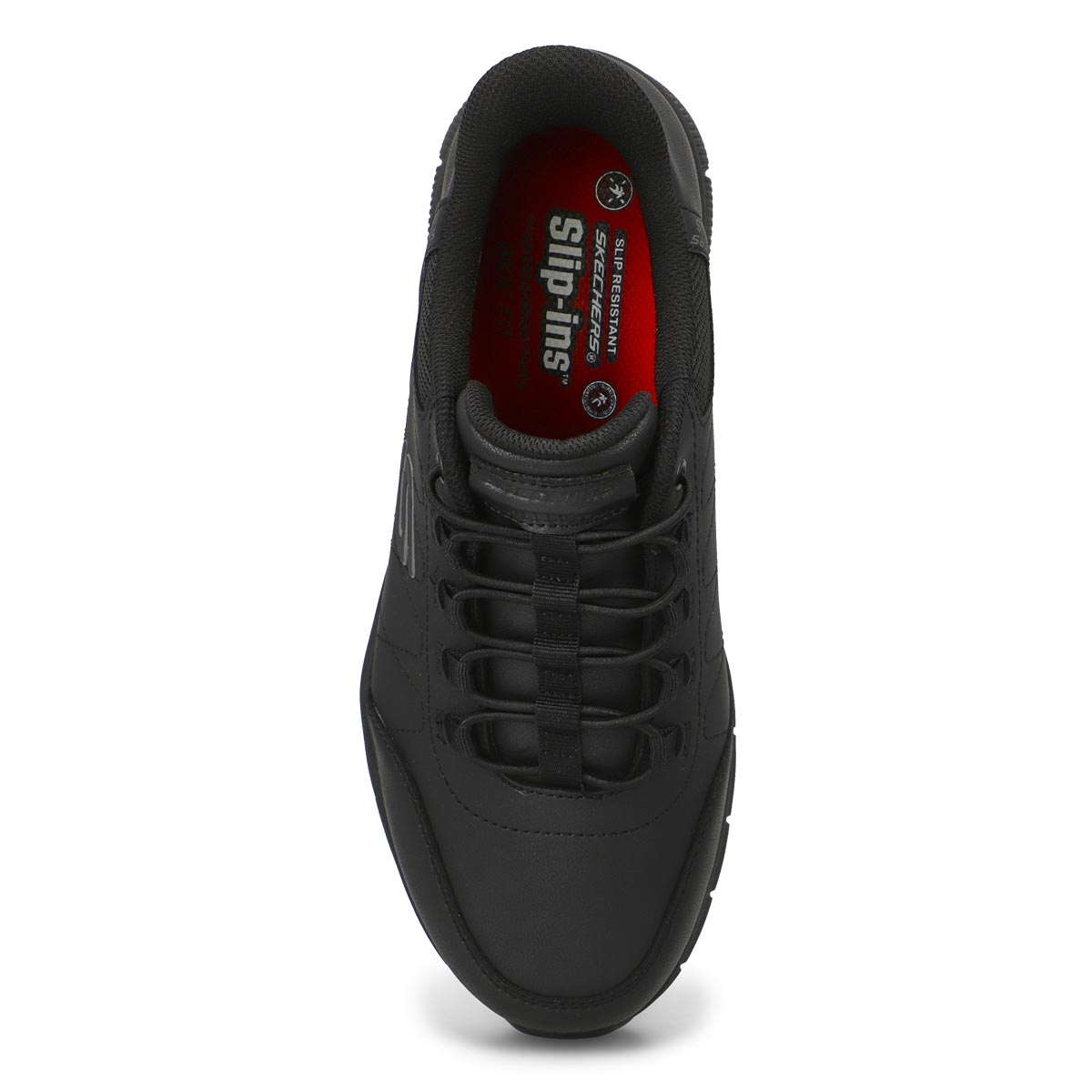 Baskets antidérapantes à enfiler NAMPA KNOTLY SLIP-INS, noir, hommes - LARGE