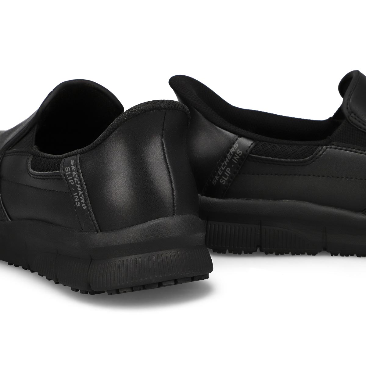 Men's Nampa - Broxtin Slip Resistant Slip-Ins Shoe - Black