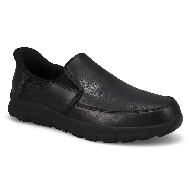 Chaussure antidérapante à enfiler NAMPA - BROXTIN, noir, hommes