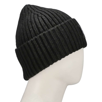 Women's Chunky Rib Beanie - Black