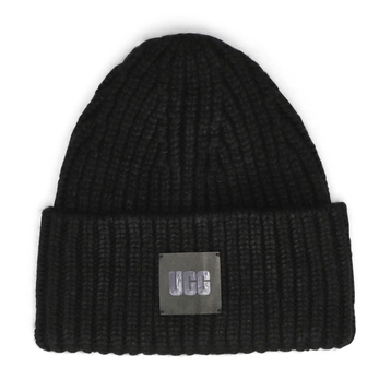 Women's Chunky Rib Beanie - Black