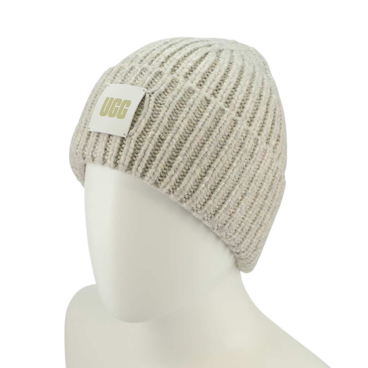 Bonnet CHUNKY RIB BEANIE, gris, femmes