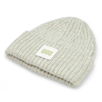 Bonnet CHUNKY RIB BEANIE, gris, femmes