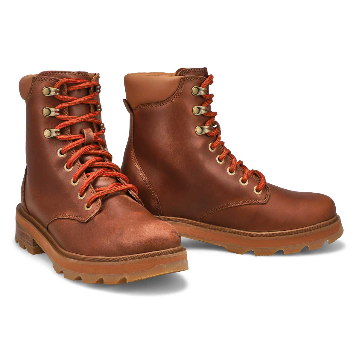 Lace up boots tan hotsell