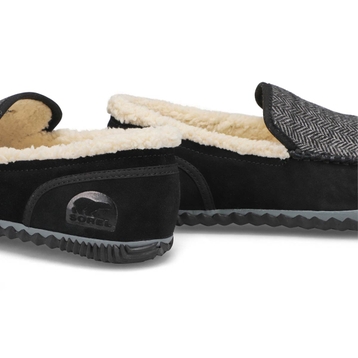 Men's Dude Moc Slipper - Grill/Black