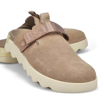 Women's VIiibe Suede Casual Clog - Omega Taupe/Ble