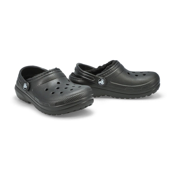 Kids Classic Lined Comfort Clog - Black