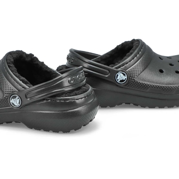 Kids Classic Lined Comfort Clog - Black