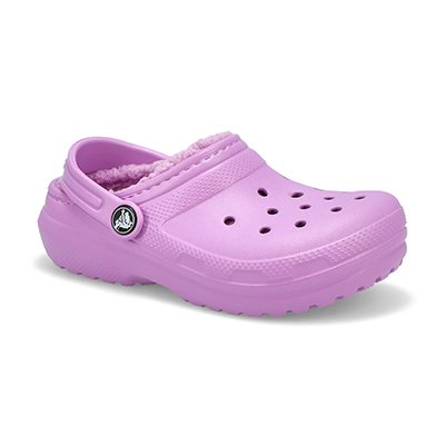 Kds Classic Lined Comfort Clog - Orchid