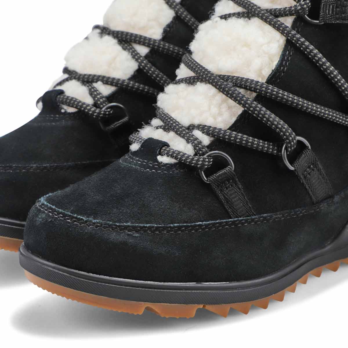 Botte imperméable EVIE COZY LACE, noir, femmes