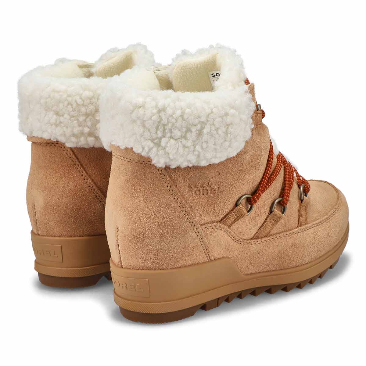 Botte imperméable EVIE COZY LACE, chamois, femmes