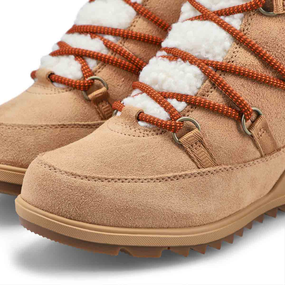 Botte imperméable EVIE COZY LACE, chamois, femmes