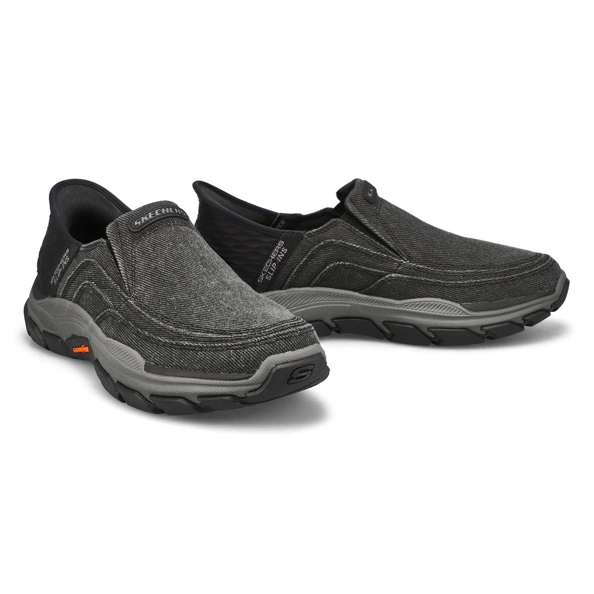 Men's Respected Holmgren Slip-Ins Casual Shoe - Black