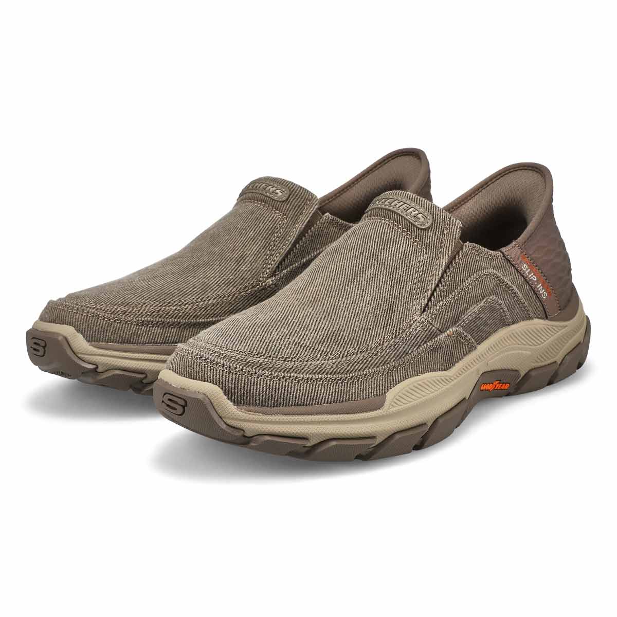 Baskets décontractées à enfiler RESPECTED HOLMGREN SLIP-INS, taupe, hommes