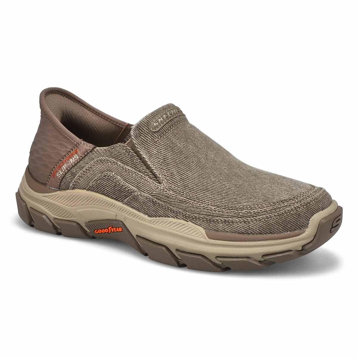 Baskets décontractées à enfiler RESPECTED HOLMGREN SLIP-INS, taupe, hommes