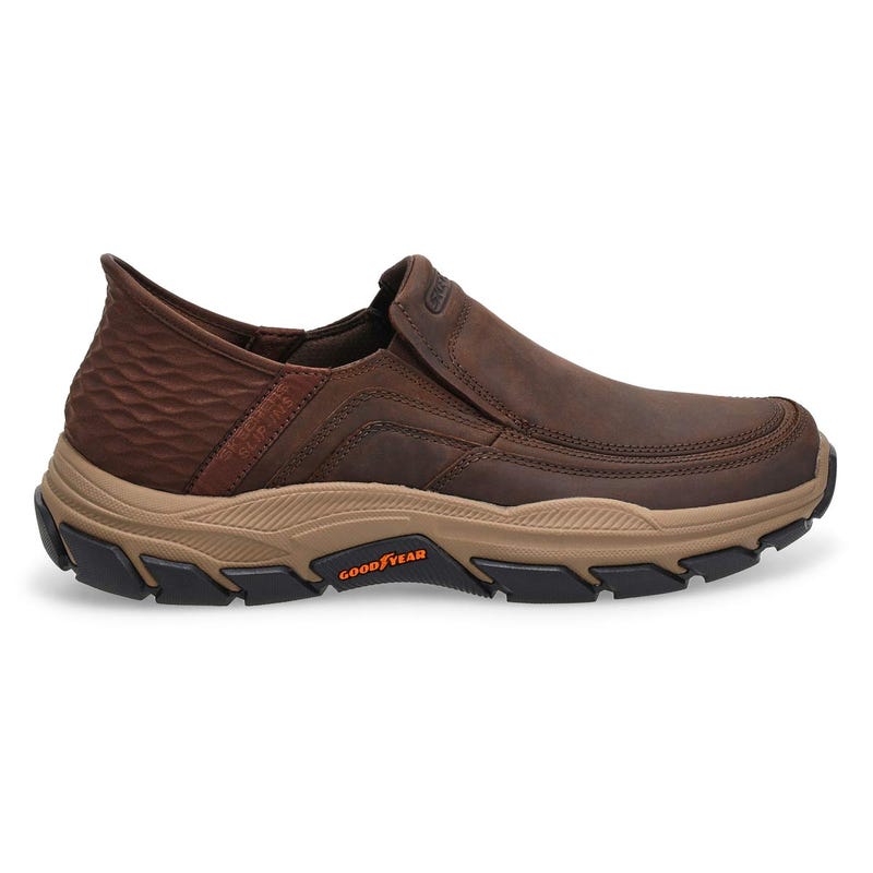 Chaussure décontractée Slip-ins Respected Elgin pour hommes - brun