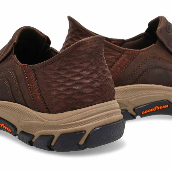 Chaussure décontractée Slip-ins Respected Elgin pour hommes - brun