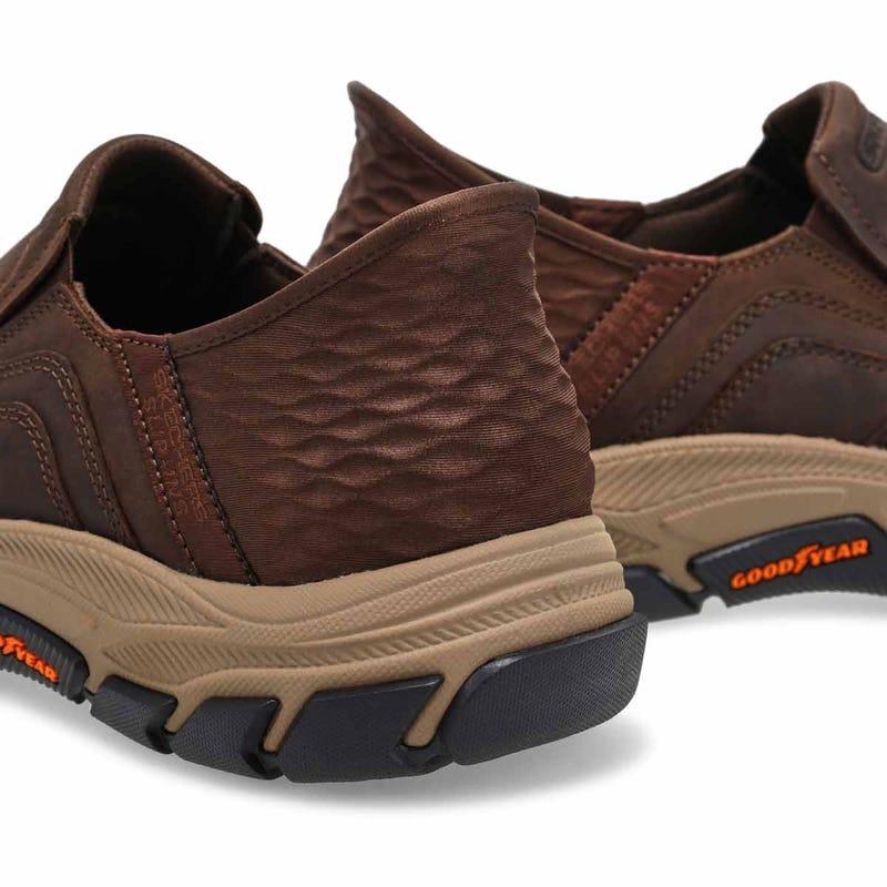 Chaussure décontractée Slip-ins Respected Elgin pour hommes - brun
