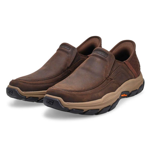 Chaussure décontractée Slip-ins Respected Elgin pour hommes - brun