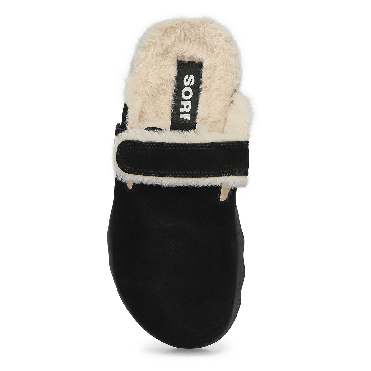 Sabot en suède VIIBE COZY SUEDE, noir, femmes