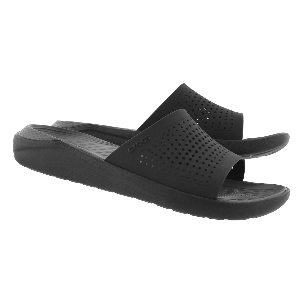Crocs Women's LiteRide Slide Sandal Black/S