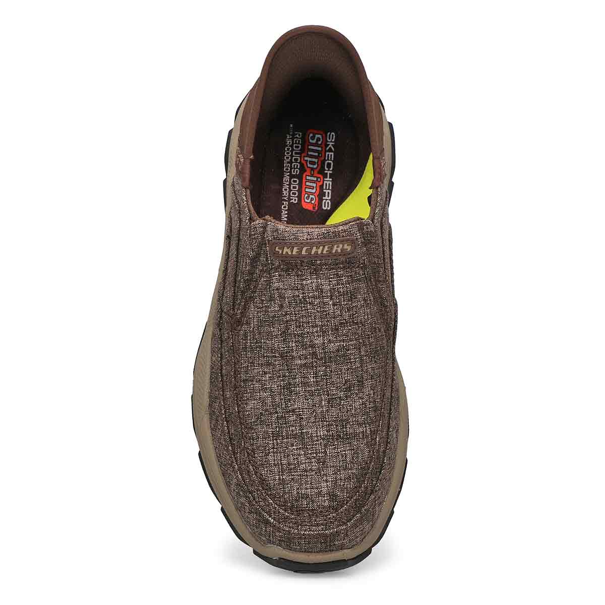 Chaussure à enfiler sans les mains RESPECTED GARVILLE SLIP-INS, brun foncé, hommes
