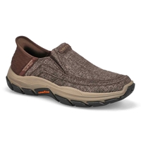 Chaussure à enfiler sans les mains RESPECTED GARVILLE SLIP-INS, brun foncé, hommes